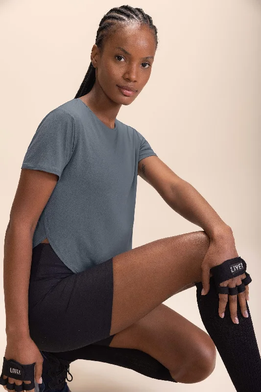 Comfort Breath T-shirt Cashmere Blend Cotton Blend Poly Blend
