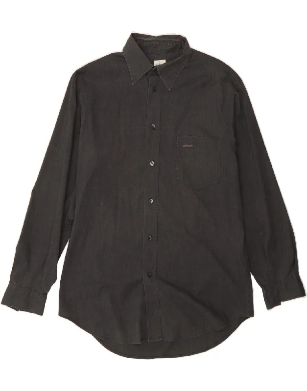 CALVIN KLEIN Mens Shirt XL Grey Cotton Casual Formal Business