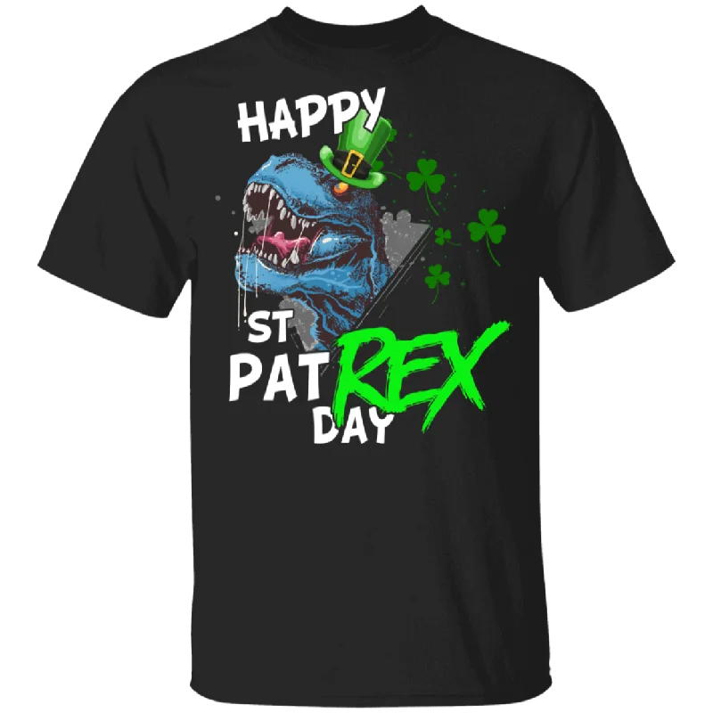 Happy St Patrex Day Patricks Day T-rex G500B Gildan Youth T-Shirt Fashionable Trendy Casual