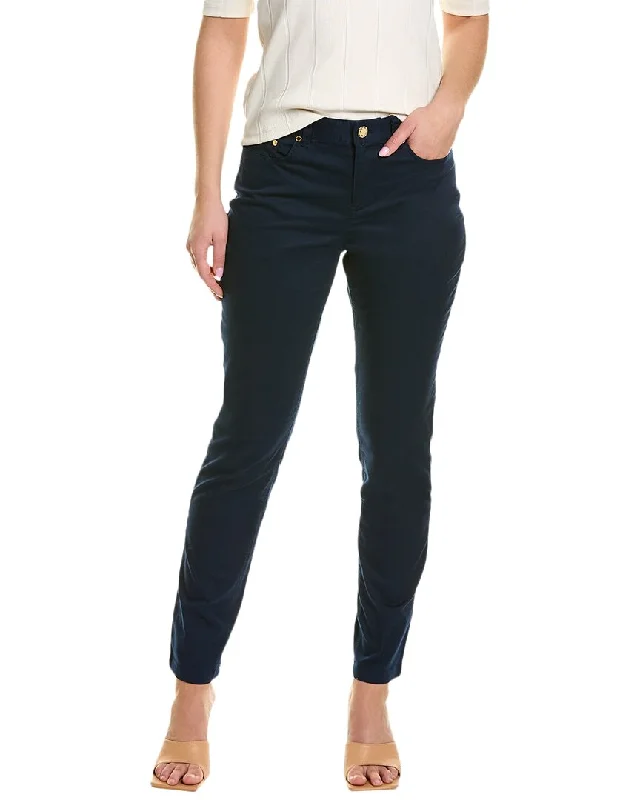 Brooks Brothers Straight Pant Classic Cropped Pants