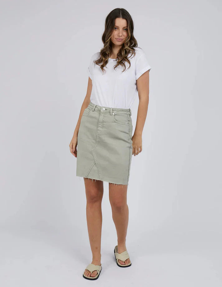 FOXWOOD BELLE SKIRT - LIGHT GREEN modal blend skirt