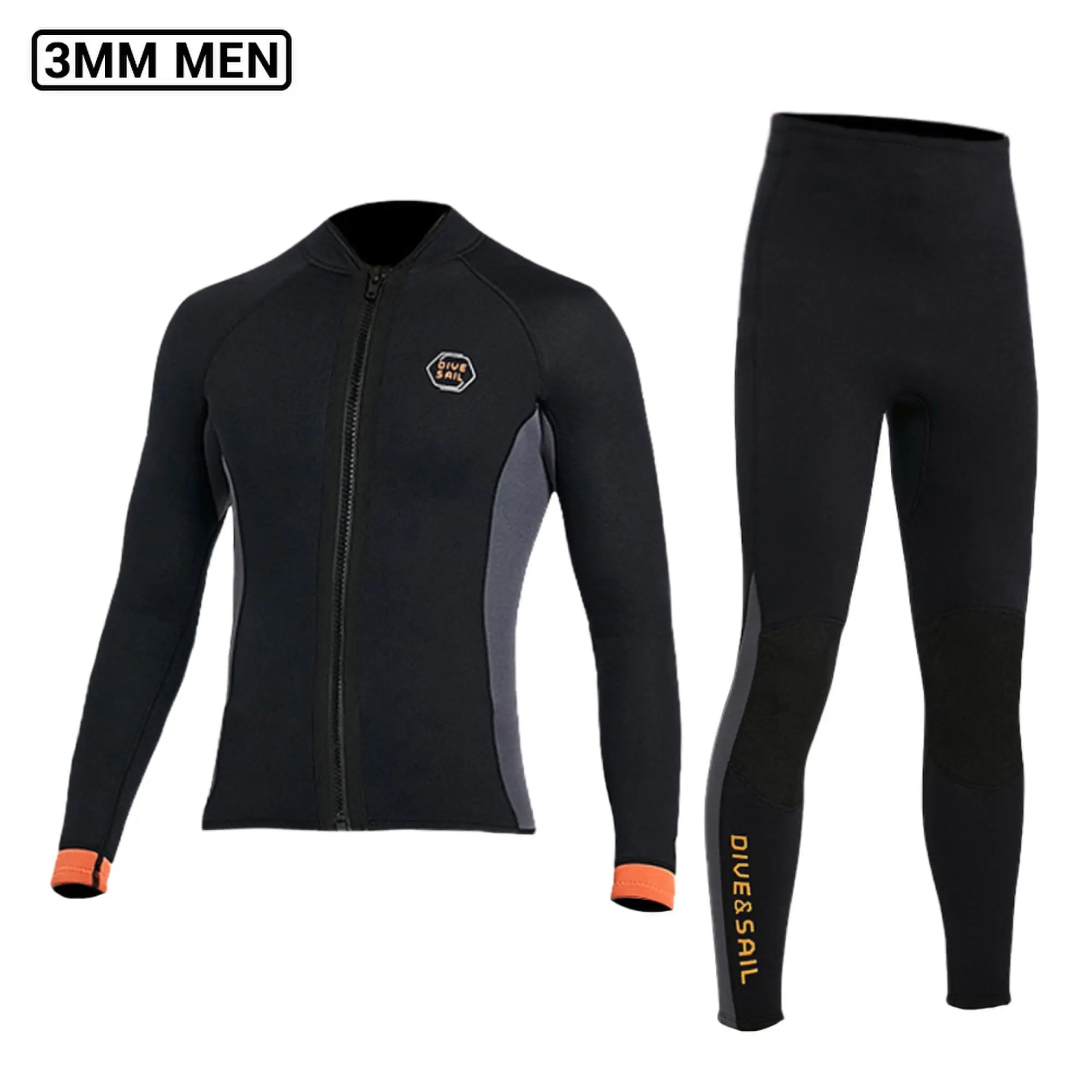 Neoprene 3MM 2MM Men Women Wetsuit Jacket Scuba Diving Suit Surf Snorkeling Underwater Spearfishing Fishing Kitesurf Equipment Chenille Fabric Brocade Fabric Lace Fabric