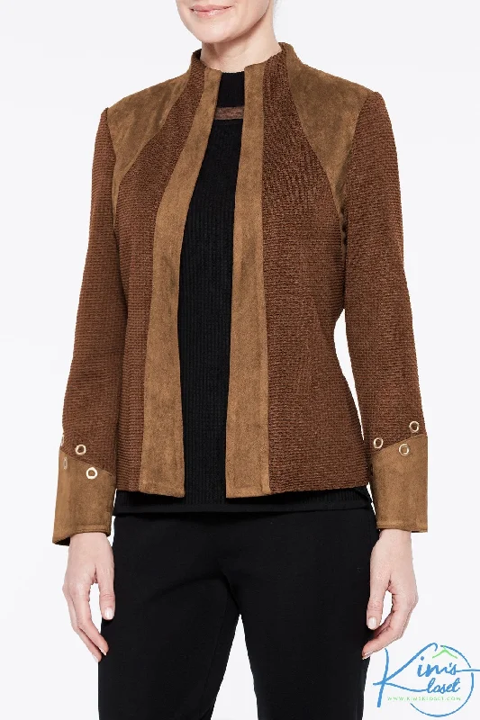 Faux Suede Knit Jacket Fleece Jacket Down Jacket Parka