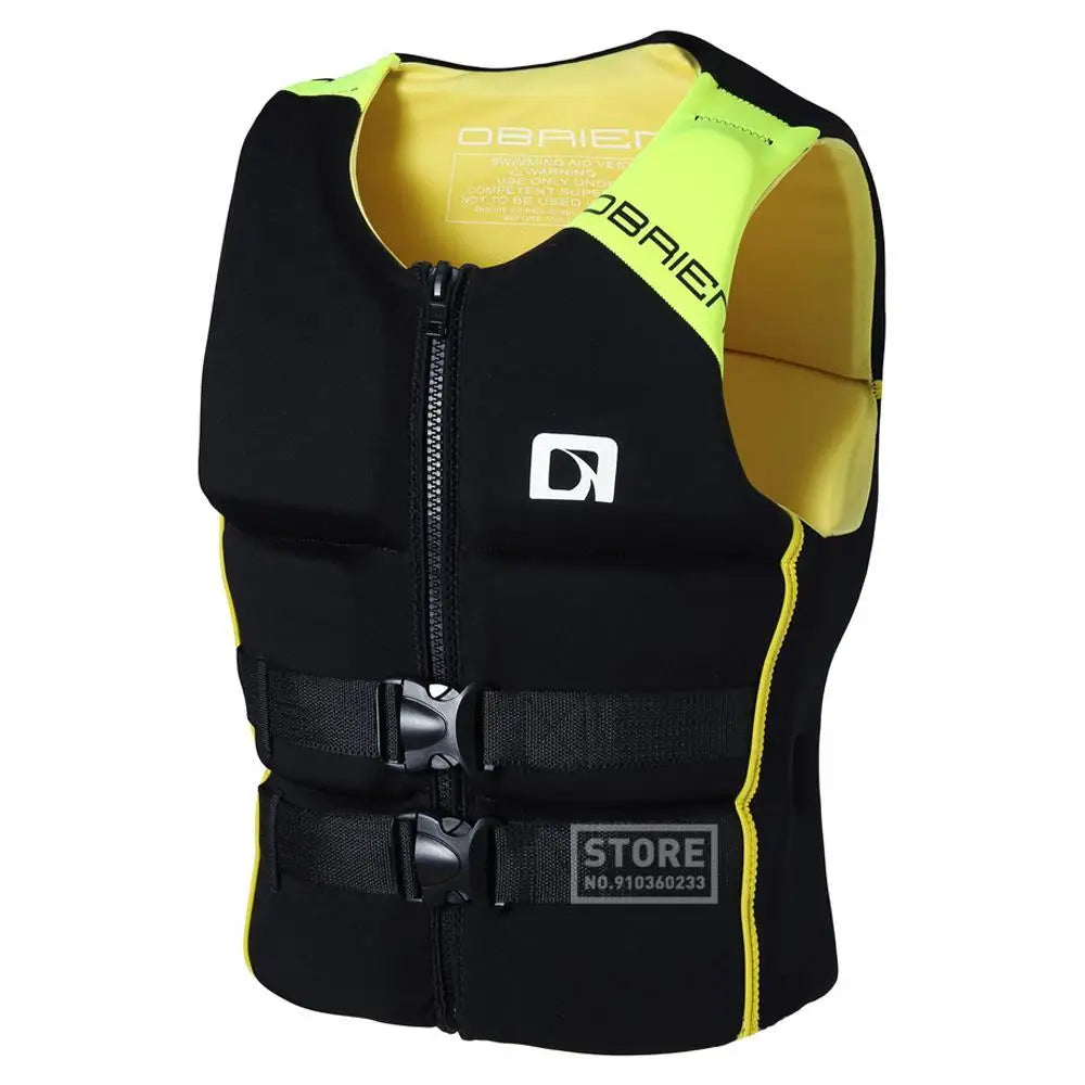 Kayak Life Jacket Adults Surf Life Vest Motorboats jet ski Wake board Raft Rescue Boat Clothing Fishing Vest Swimming Drifting Notch Collar Peter Pan Collar Cowl Neck