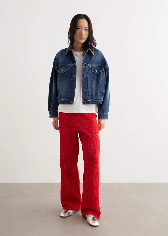 Crochet Track Pants Fashionable Jogger Pants