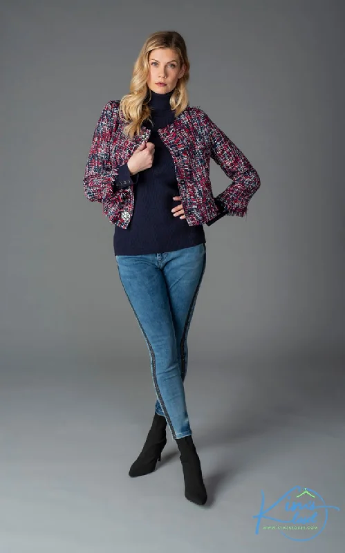 Berry Tweed Jacket Denim Jacket Leather Jacket Suede Jacket