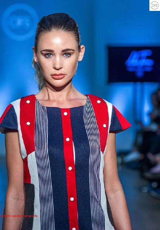 Eight Button Paris Dress Tunics Designer luxury