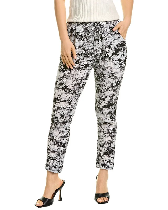 Dora Landa Silk Pant Classic Straight-Leg Pants