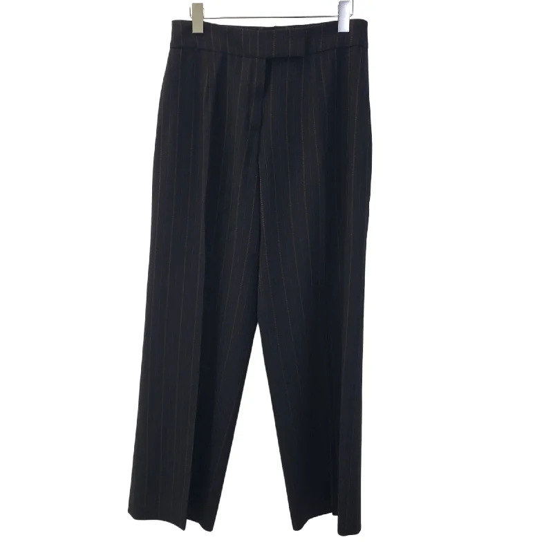 Escada Wool Blend Pinstripe Wide Leg Pants Size 38/ US 8 Chic Capri Pants