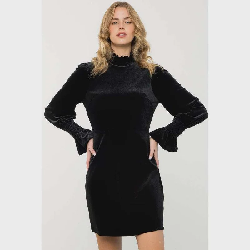 Abigail Velvet Dress Tunics Long Elegant