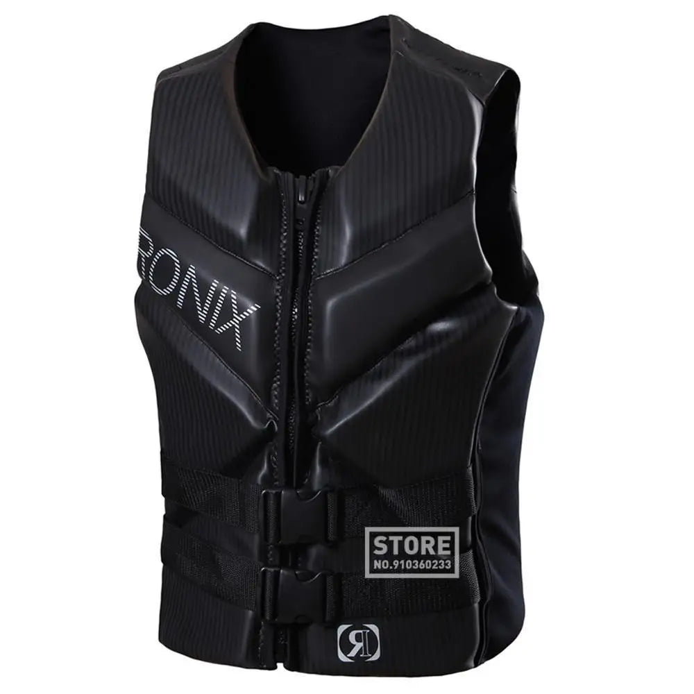 Life Jacket Kayak Adults Life Vest Surf Vest Jet Ski Motorboats Wakeboard Raft Rescue Boat Vest Swimming Fishing Drift Clothing Corduroy Jacket Velvet Jacket Brocade Jacket