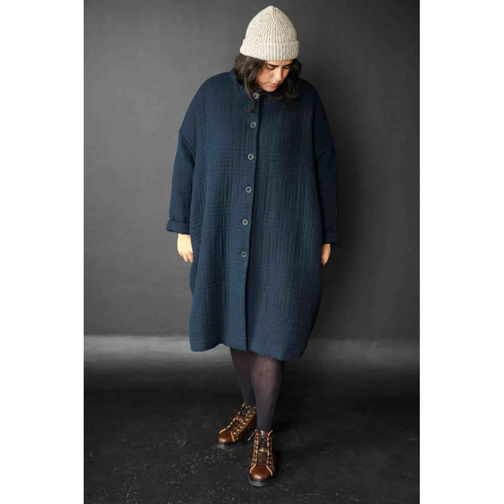 Merchant & Mills The Sanda Jacket Sizes 18-28 Paper Pattern One-Shoulder Jacket Off-the-Shoulder Jacket Asymmetrical Jacket