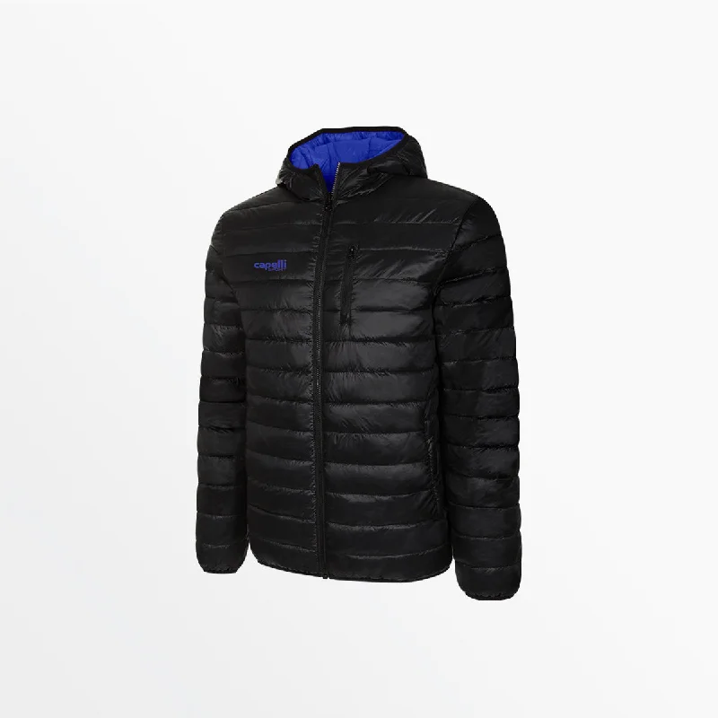 ADULT BASICS REVERSIBLE LIGHTWEIGHT JACKET Zippered Jacket Buttoned Jacket Snapped Jacket