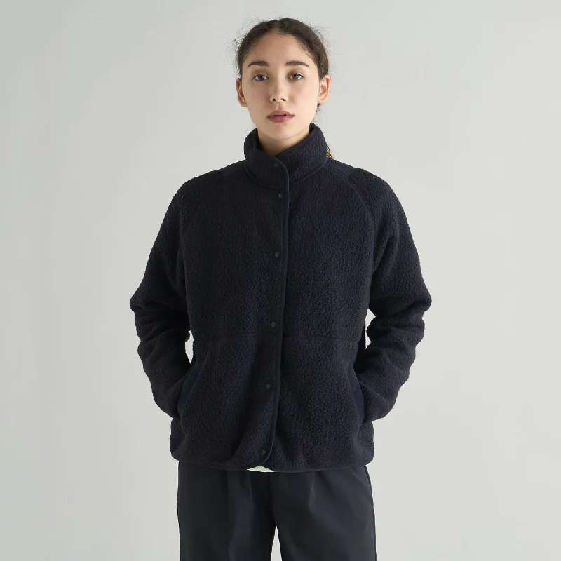 【SPECIAL PRICE】POLARTEC THERMAL PRO JACKET W(WOMEN) One-Shoulder Jacket Off-the-Shoulder Jacket Asymmetrical Jacket
