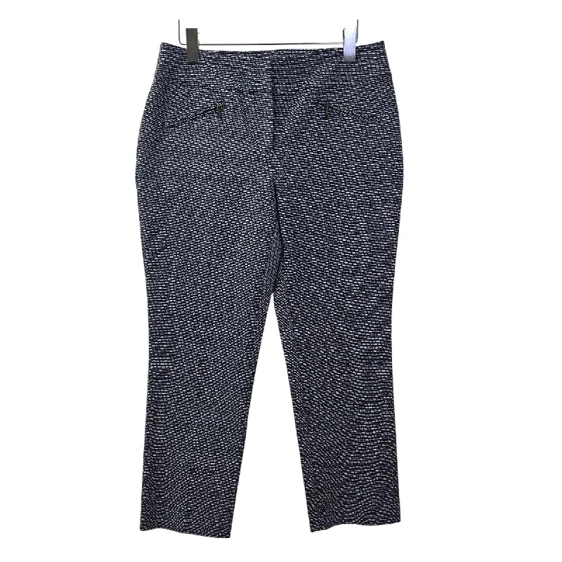 Ann Taylor Factory Signature Graphic Print Straight Leg Ankle Pants Size 4 Stylish Elastic Waist Pants Ann Taylor Factory Signature Graphic Print Straight Leg Ankle Pants Size 4 Stylish Elastic Waist Pants