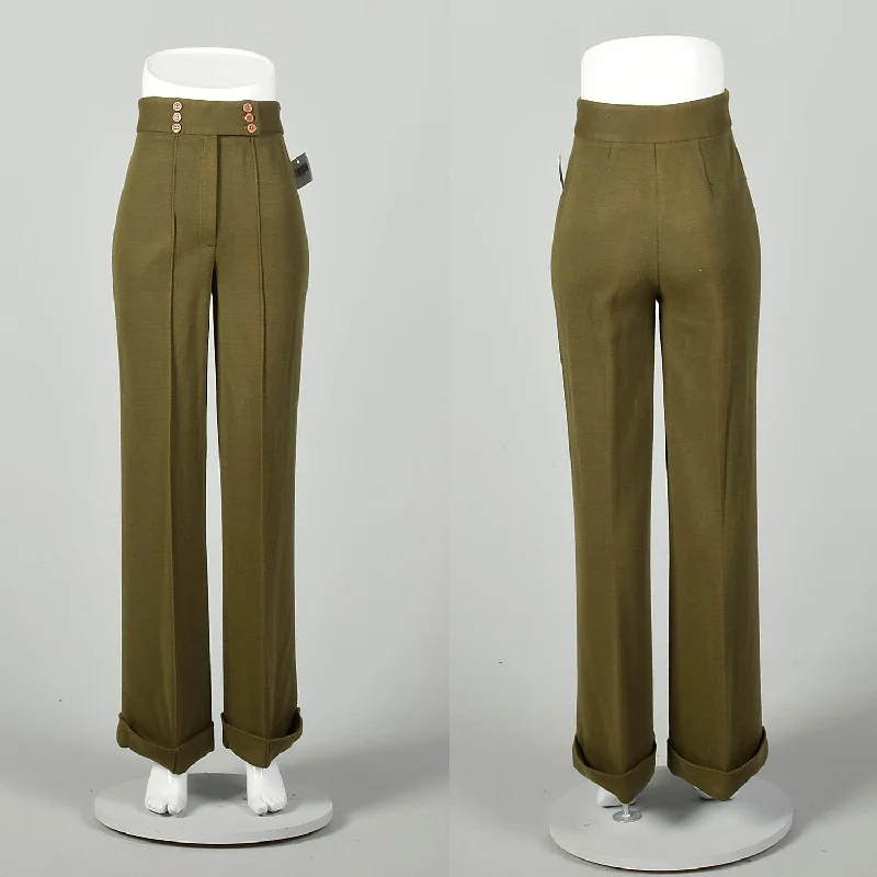 Small 1970s Green Knit Pants Hippie High Rise Wide Leg Boho Bell Bottoms Warm Wool Trousers Small 1970s Green Knit Pants Hippie High Rise Wide Leg Boho Bell Bottoms Warm Wool Trousers