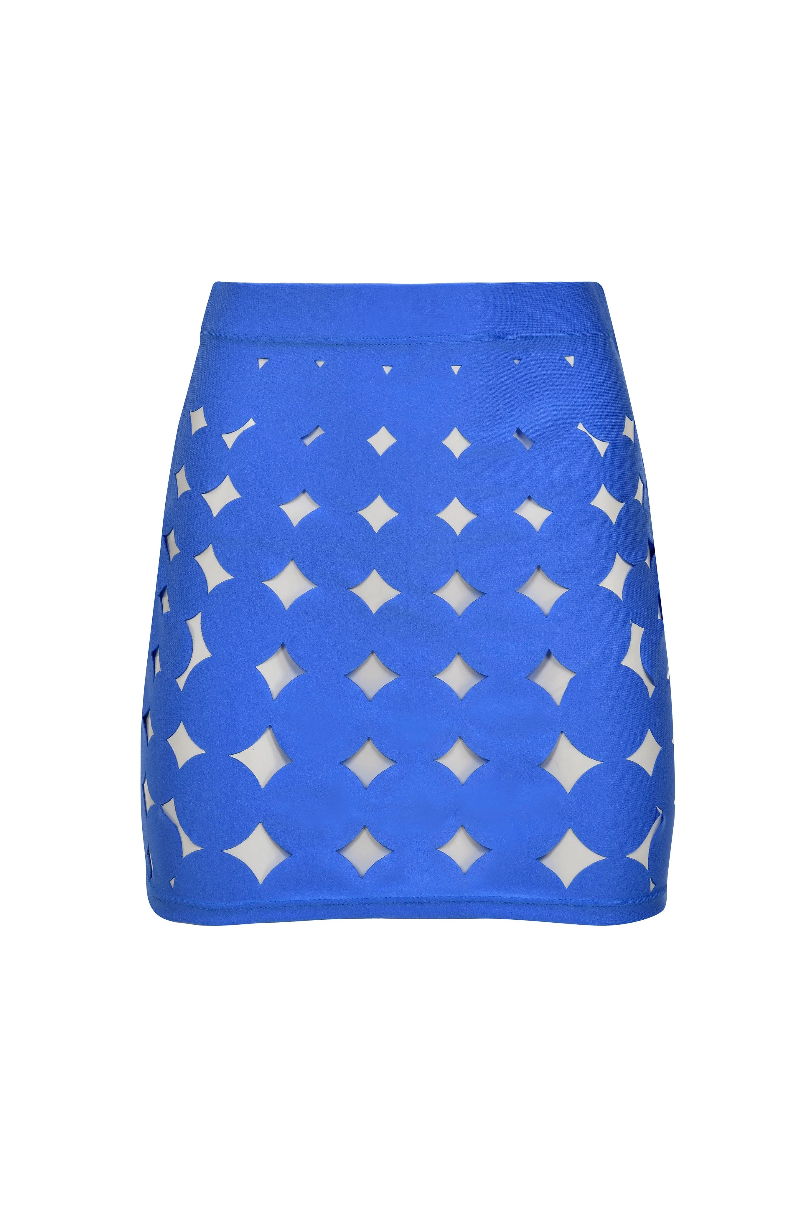 Distopia Skirt Blue casual skirt length