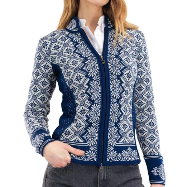 Dale of Norway Christiania Jacket (women's) Lace Jacket Ribbed Jacket Sequined Jacket