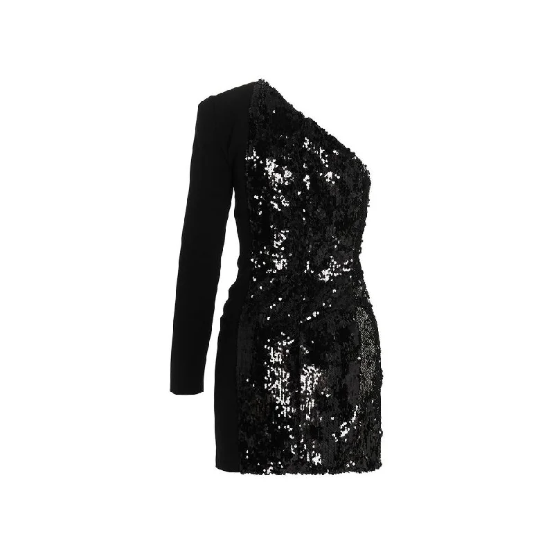 PINKO Black Poliester Dress Tunics Sophisticated sleek