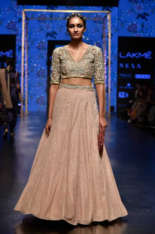 Payal Singhal Zahida Skirt Set lace skirt intricate