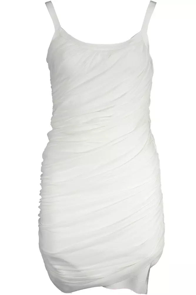 Marciano by Guess White Viscose Women Dress Floral Print girly