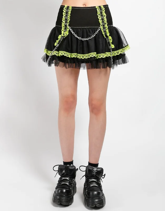 LOLITA TUTU SKIRT LIME summer skirt style