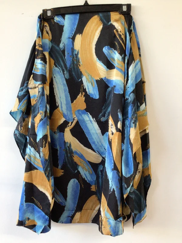 Front Tie Wrap Skirt 656 denim skirt trendy