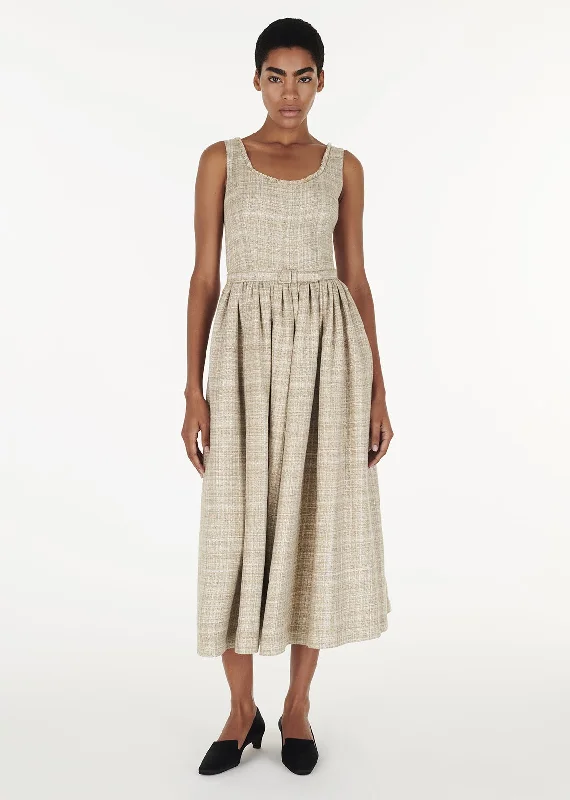 scoop neck dress Tunics Plaid country
