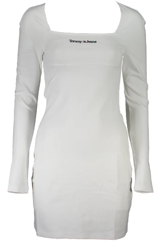 Tommy Hilfiger White Viscose Women Dress Tunics Bestseller popular