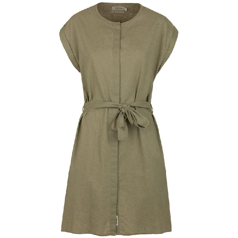 Fred Mello Green Cotton Women Dress Tunics Versatile stylish