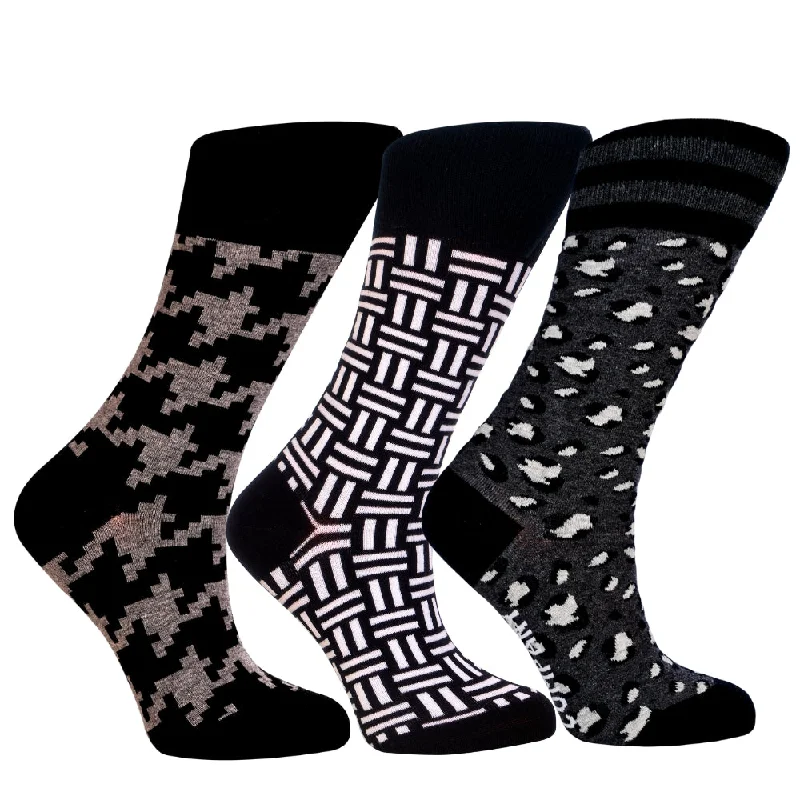 Love Sock Company 3 Pair Women's Dress Socks Jersey Bundle Cowl Neckline Elegant