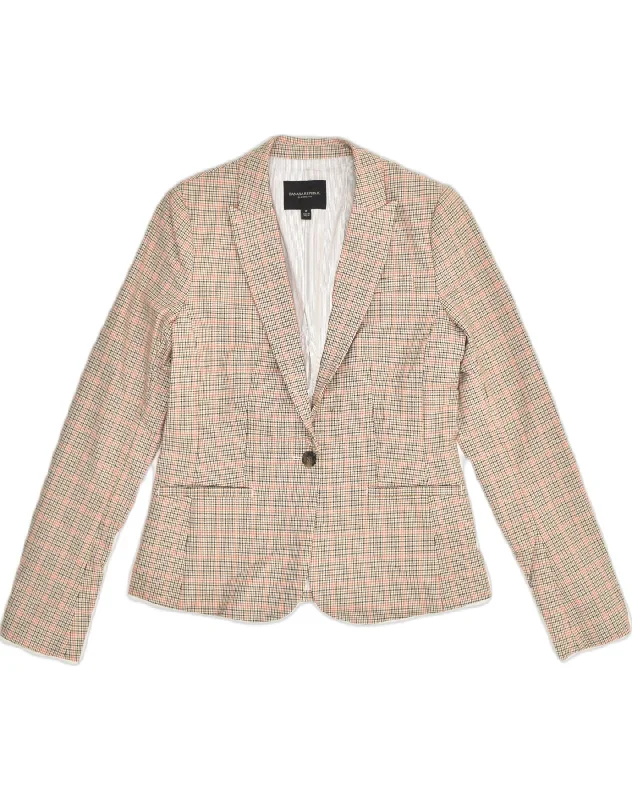 BANANA REPUBLIC Womens Classic 2 Button Blazer Jacket US 2 XS Beige Lace Jacket Ribbed Jacket Sequined Jacket