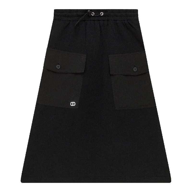Cargo Skirt 079S silk skirt elegant