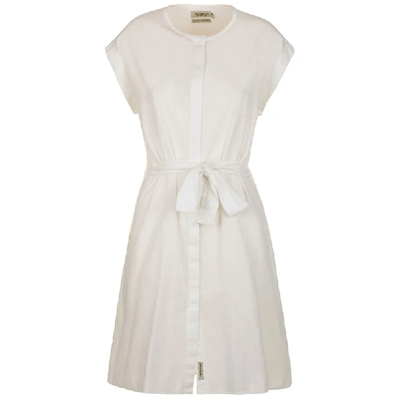 Fred Mello White Cotton Women Dress Tunics Favorite customer