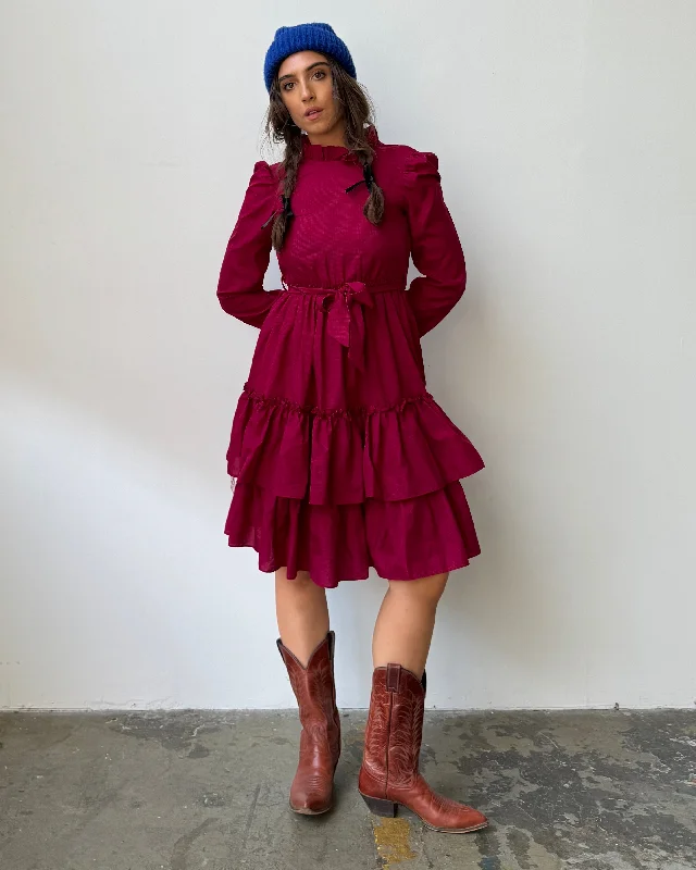 1978 YSL Gingham Ruffle Dress- 4 Tunics Versatile stylish