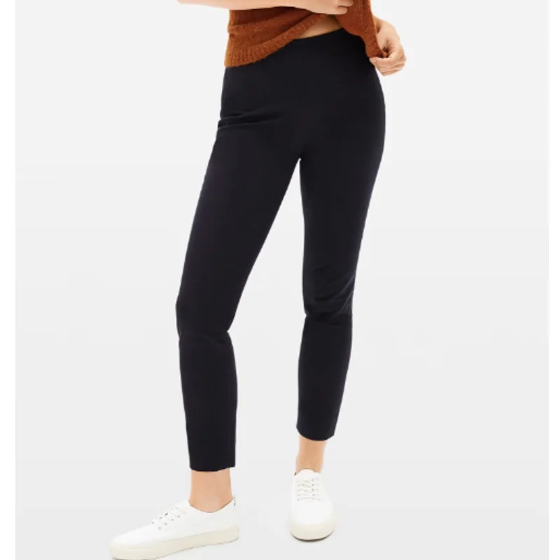 Everlane Womens The Side-Zip Work Pant Sz 4 Black Classic Straight Pants