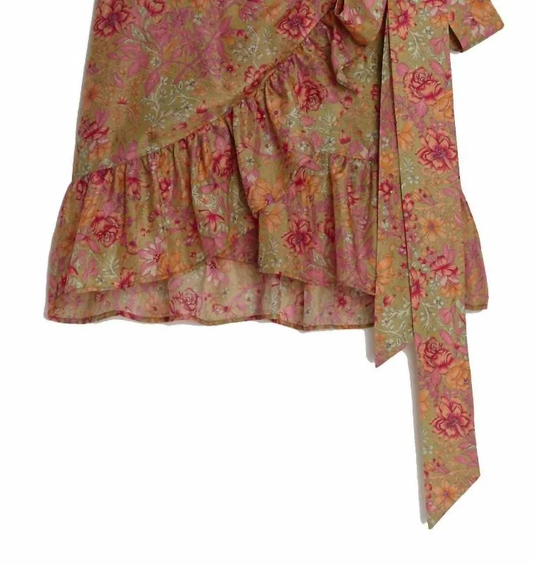 Skirt Isadora In Khaki lace skirt romantic