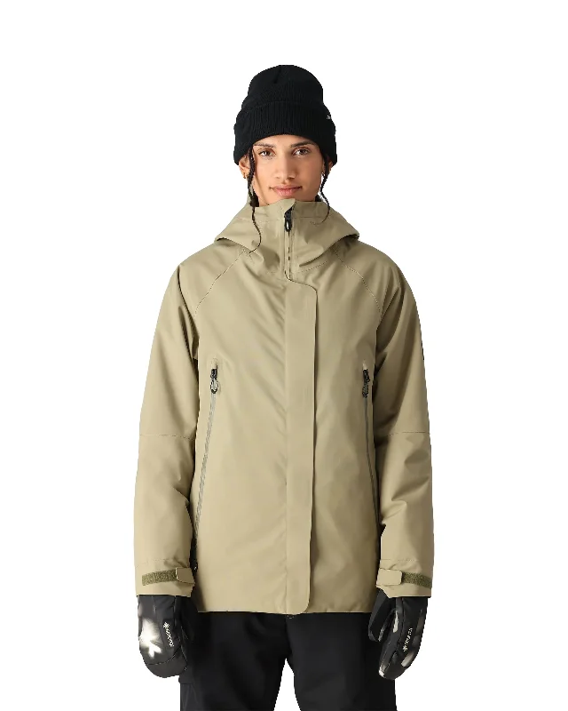 Women's Whisper Insulated Snow Jacket Satin Jacket Silk Jacket Chiffon Jacket