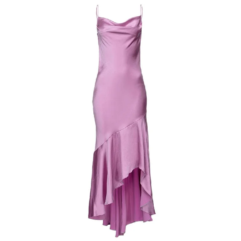 PINKO Pink Polyester Dress Tunics Fashionable chic