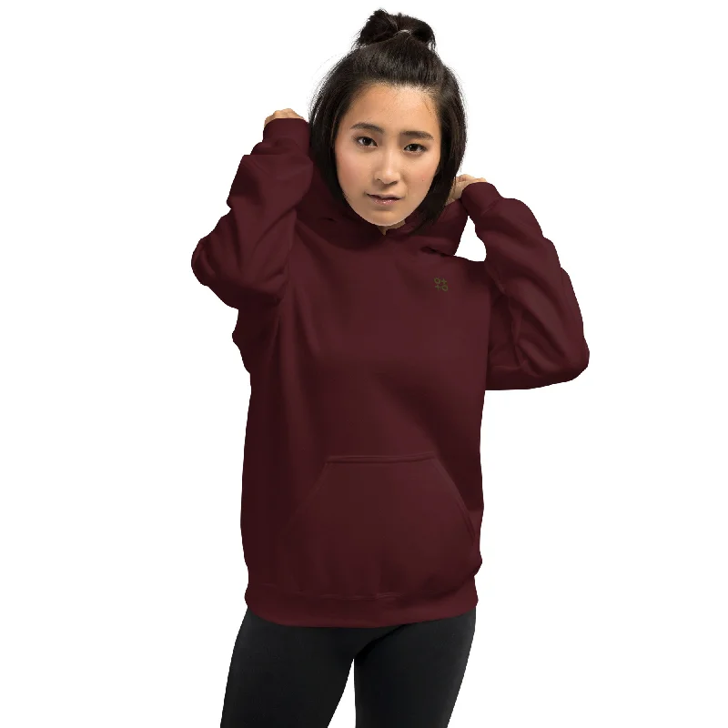 Olive Otto Unisex Hoodie Hoodie with Neon Bright Vibrant