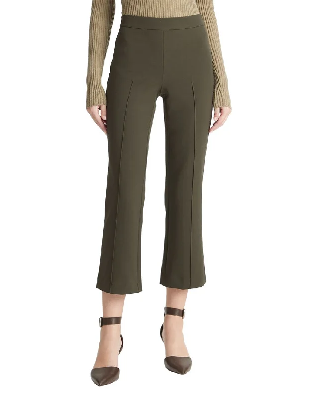Vince Mid Rise Pintuck Crop Flare Pant Casual Sweatpants Style