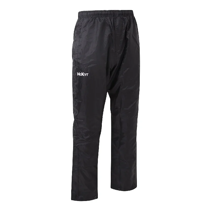 Mc Keever Core 22 Rain Pants - Adult - Black Relaxed High-Waist Trousers