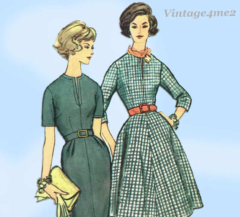 1950s Vintage Simplicity Sewing Pattern 3118 Uncut Misses Accesory Dress Tunics Sophisticated sleek