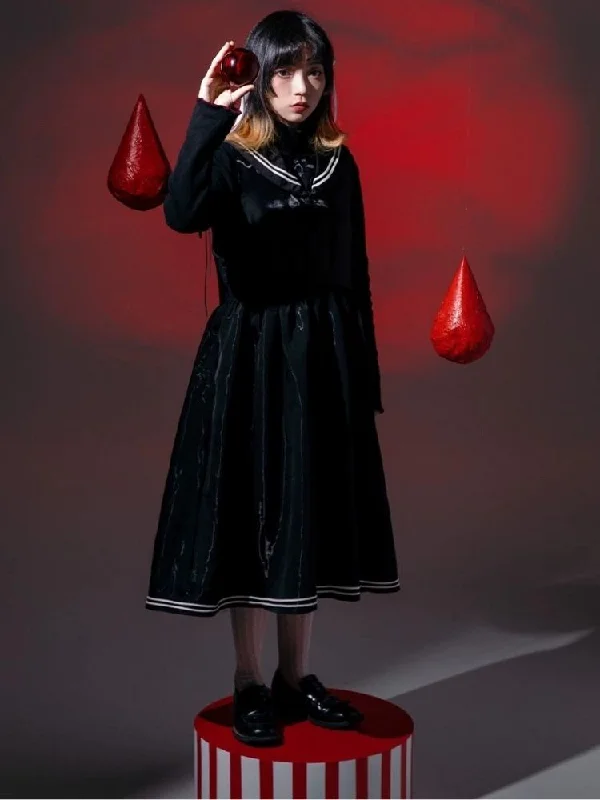 Sailor suit style dress【s0000003605】 Tunics Luxurious high-end