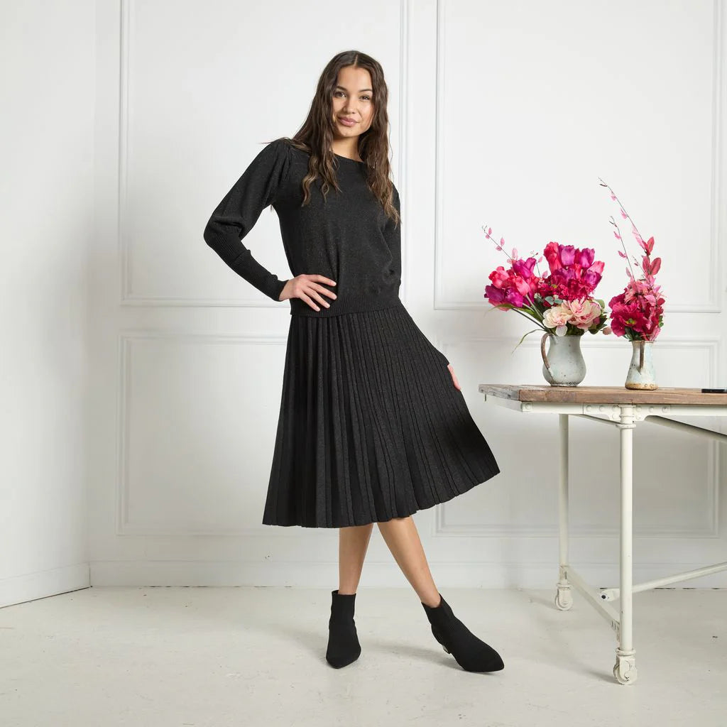 Simone Skirt  26in wool skirt warm