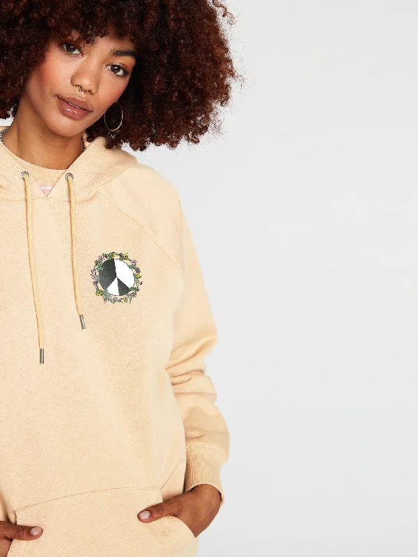Truly Stoked Boyfriend Hoodie - Hazelnut Hoodie with Earth Tones Natural Calm