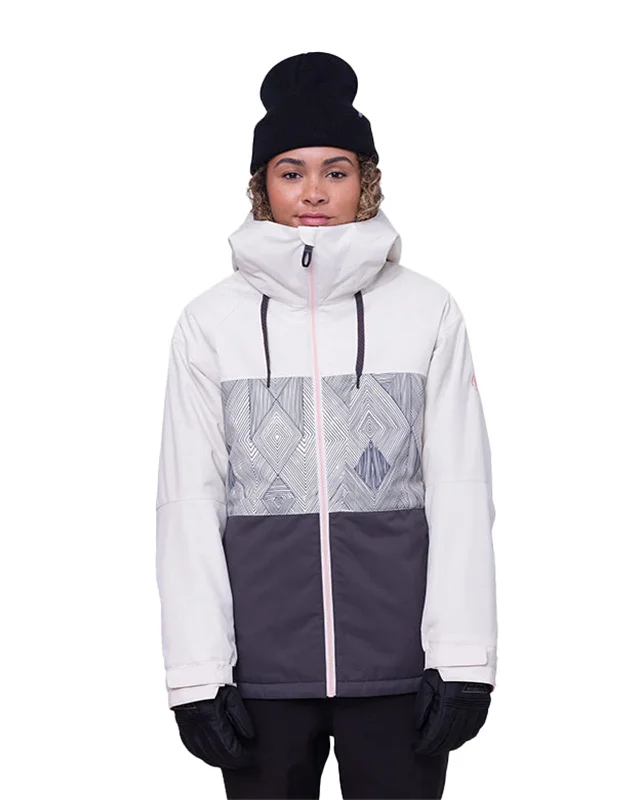 Women's Athena Insulated Jacket (Past Season) Notch Collar Jacket Peter Pan Collar Jacket Cowl Neck Jacket