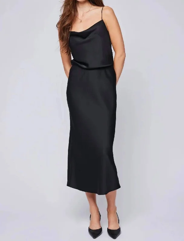 Selena Skirt In Black patchwork skirt art