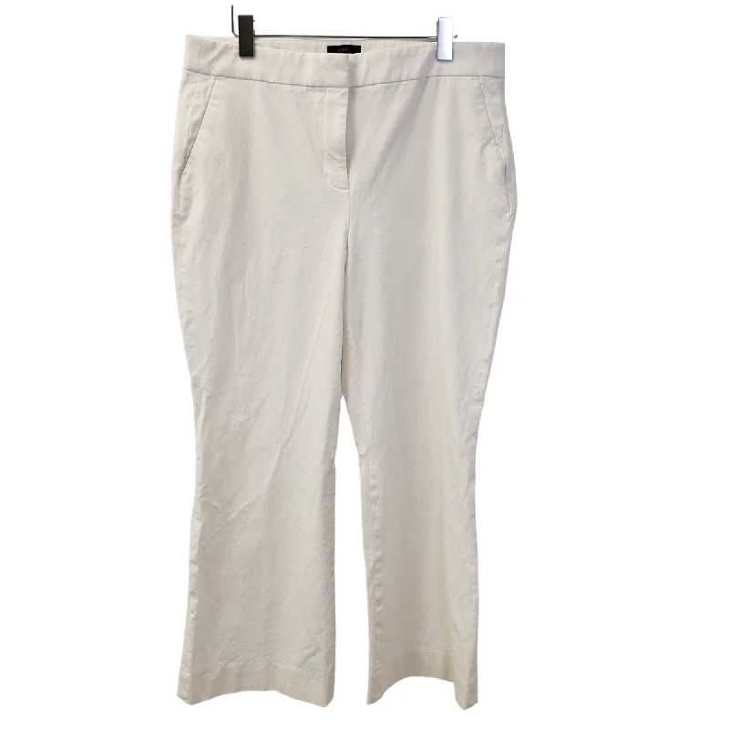 J. Crew Hayden Seamed Flare Leg Crop Pants Size 14 Tall Classic Straight-Leg Pants