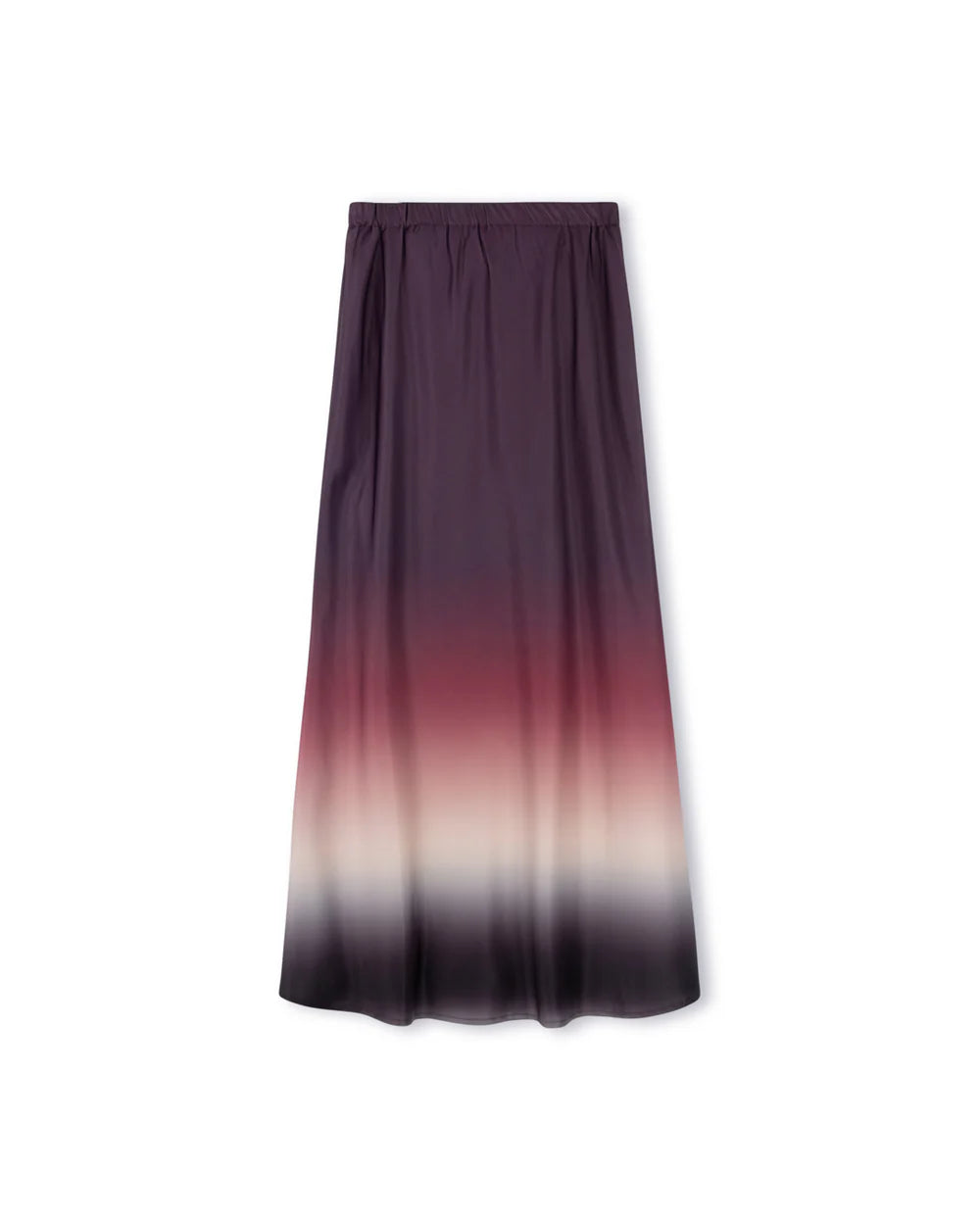 Ombre Silk Skirt 577 cashmere skirt soft